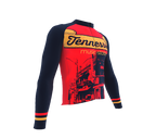 ScudoPro Pro Thermal Long Sleeve Cycling Jersey Tennessee USA state Icon landmark identity  | Men and Women