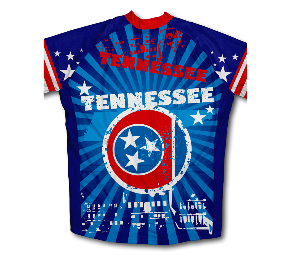 Tennessee Short Sleeve Cycling Jersey for Men and Women