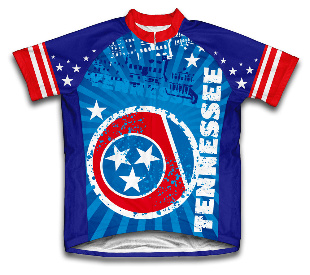 Tennessee Short Sleeve Cycling Jersey for Men and Women