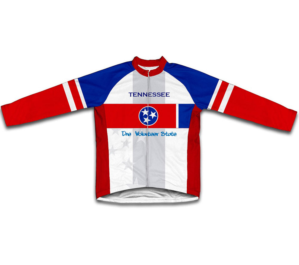 Tennessee Flag Winter Thermal Cycling Jersey
