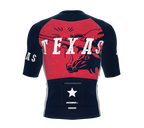 ScudoPro Elite Fit Short Sleeve Cycling Jersey Texas USA State Icon landmark symbol identity  | Men and Women