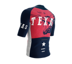 ScudoPro Elite Fit Short Sleeve Cycling Jersey Texas USA State Icon landmark symbol identity  | Men and Women