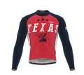 ScudoPro Pro Thermal Long Sleeve Cycling Jersey Texas USA state Icon landmark identity  | Men and Women