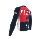 ScudoPro Pro Thermal Long Sleeve Cycling Jersey Texas USA state Icon landmark identity  | Men and Women