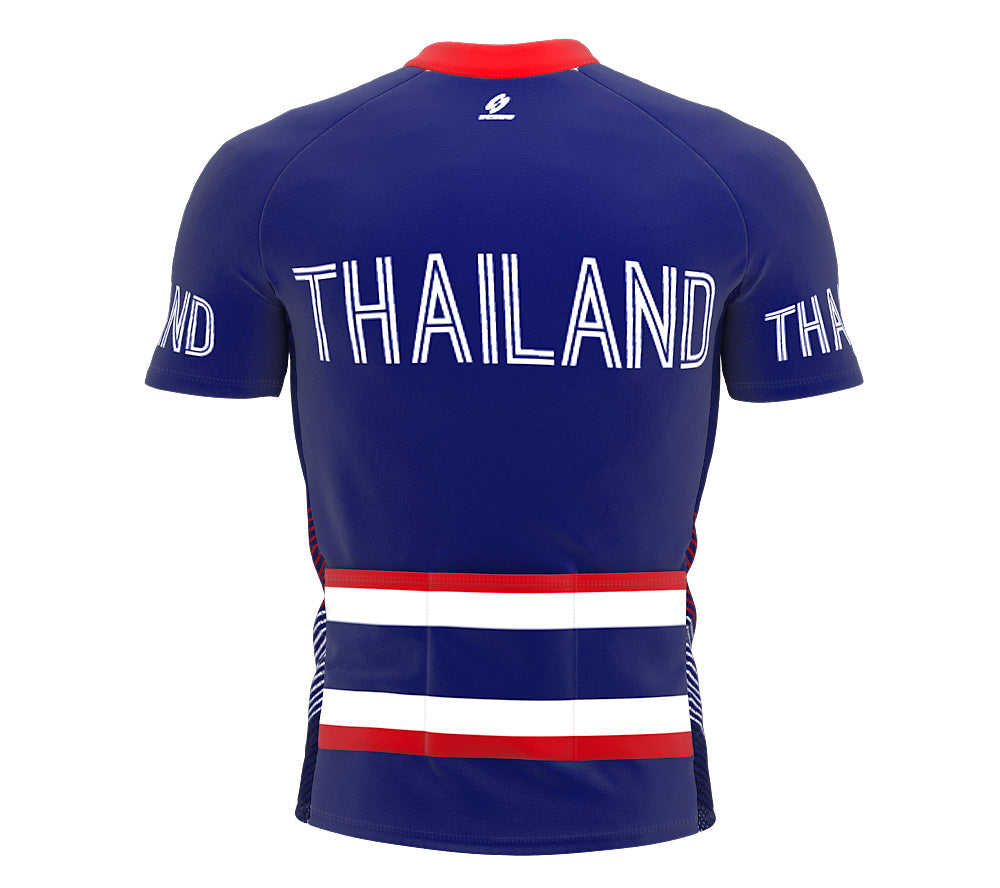 Thailand  Full Zipper Bike Short Sleeve Cycling Jersey