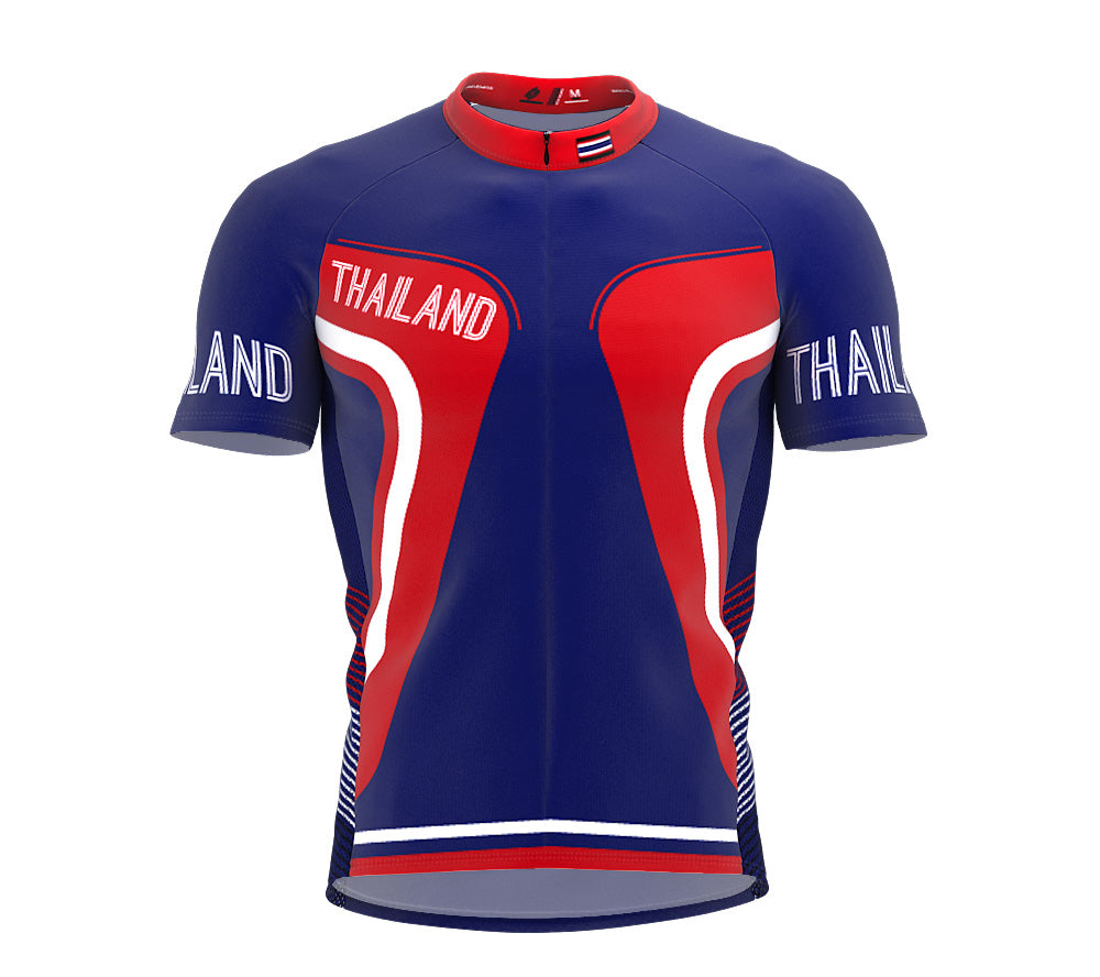 Thailand  Full Zipper Bike Short Sleeve Cycling Jersey