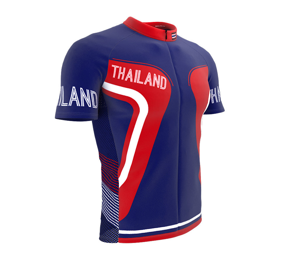 Thailand  Full Zipper Bike Short Sleeve Cycling Jersey