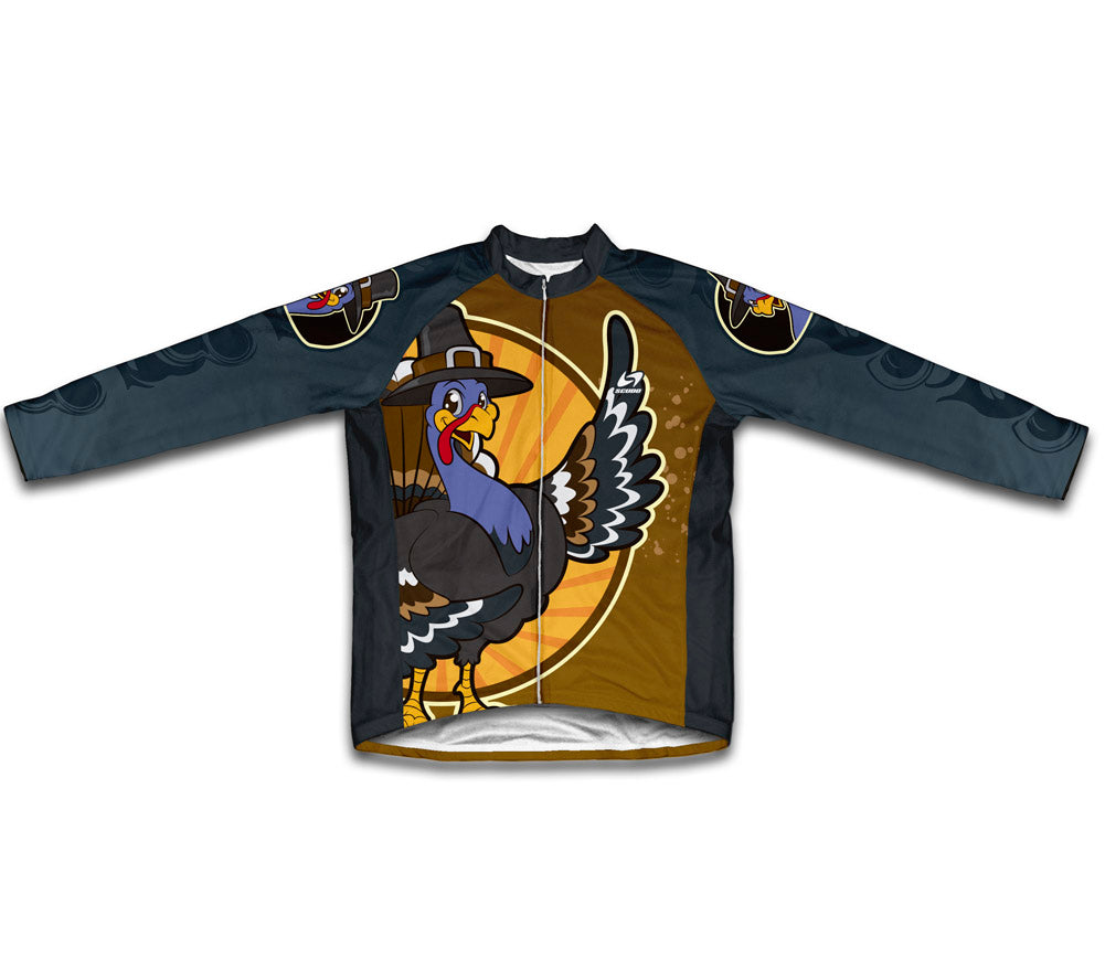 Thanksgiving Turkey Winter Thermal Cycling Jersey