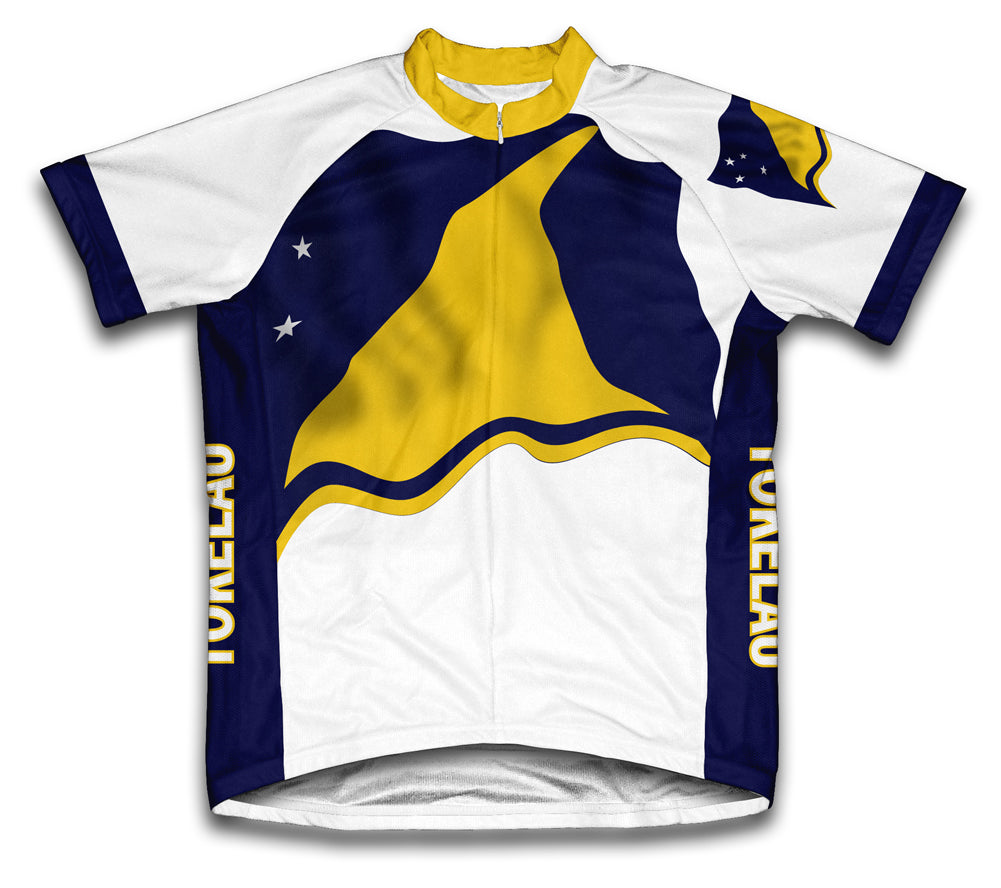 Tokelau Flag Cycling Jersey for Men and Women