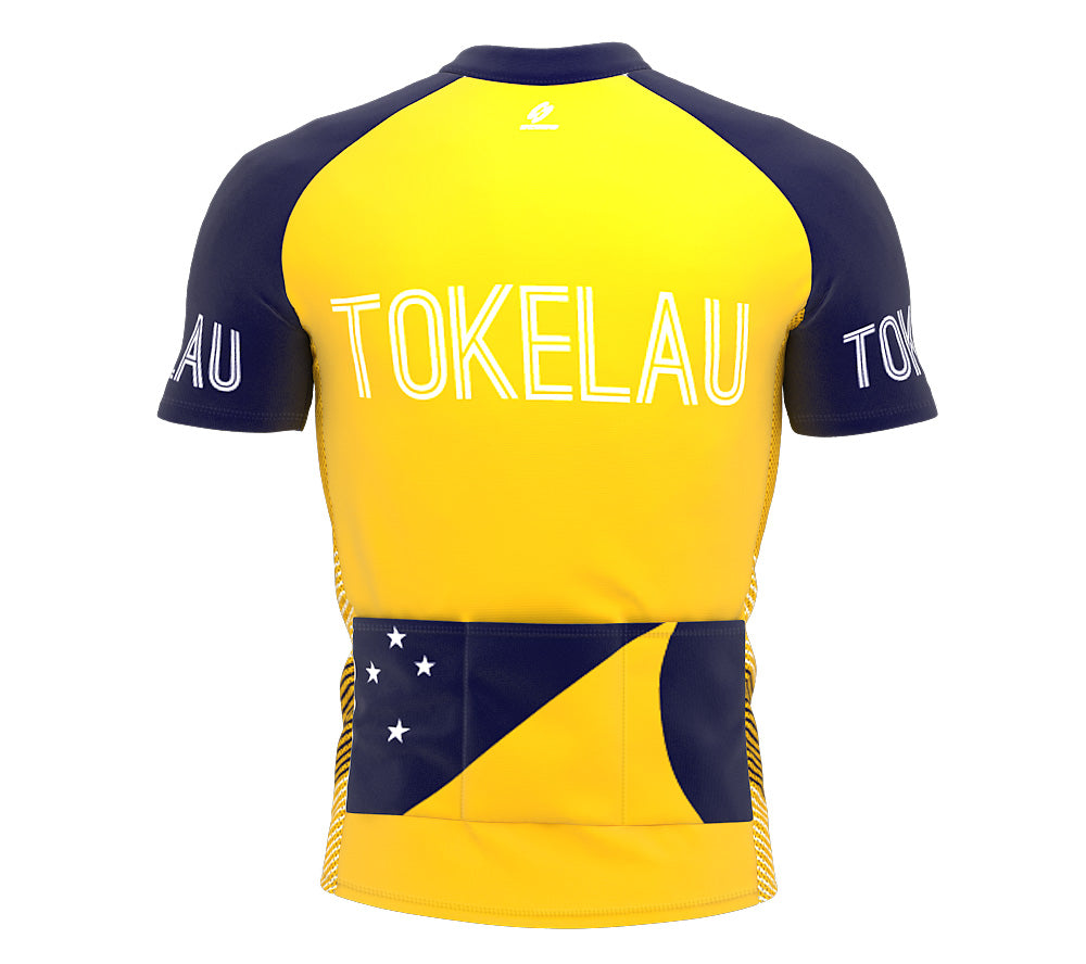 Tokelau  Full Zipper Bike Short Sleeve Cycling Jersey