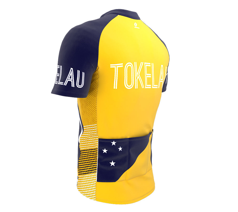 Tokelau  Full Zipper Bike Short Sleeve Cycling Jersey