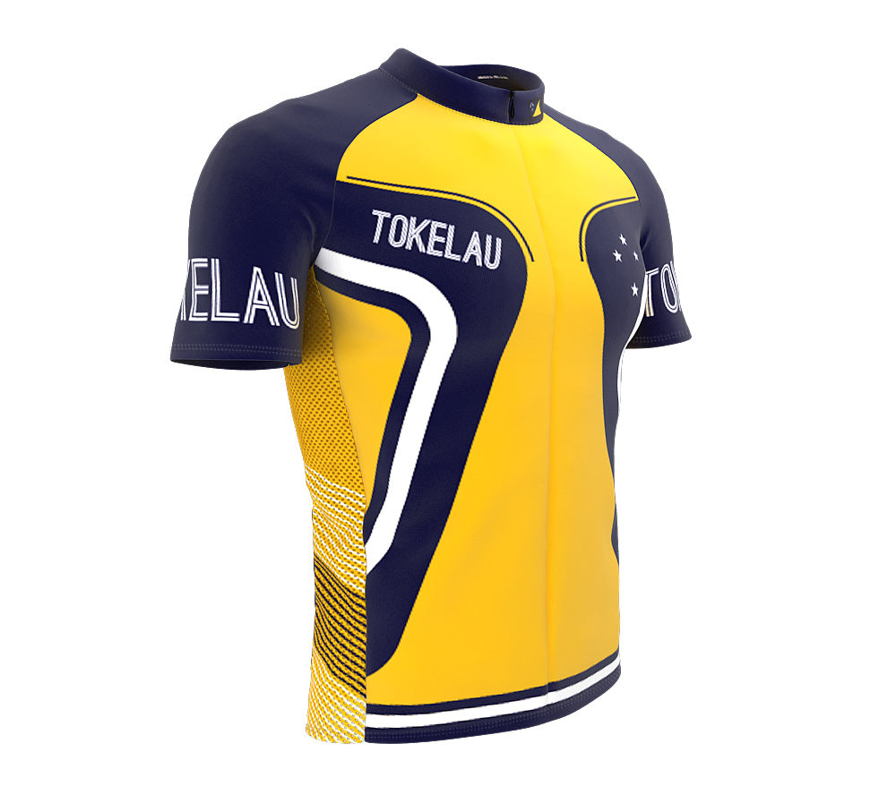 Tokelau  Full Zipper Bike Short Sleeve Cycling Jersey