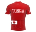 Tonga  Full Zipper Bike Short Sleeve Cycling Jersey