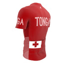 Tonga  Full Zipper Bike Short Sleeve Cycling Jersey