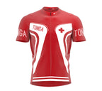 Tonga  Full Zipper Bike Short Sleeve Cycling Jersey