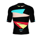 ScudoPro Elite Fit Short Sleeve Cycling Jersey Retro Geo|  Men and Women