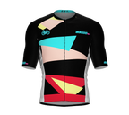 ScudoPro Elite Fit Short Sleeve Cycling Jersey Retro Geo|  Men and Women