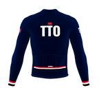 ScudoPro Pro Thermal Long Sleeve Cycling Jersey Country CODE Trinidad And Tobago Blue | Men and Women