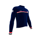 ScudoPro Pro Thermal Long Sleeve Cycling Jersey Country CODE Trinidad And Tobago Blue | Men and Women