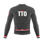 ScudoPro Pro Thermal Long Sleeve Cycling Jersey Country CODE Trinidad And Tobago Gray | Men and Women