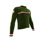 ScudoPro Pro Thermal Long Sleeve Cycling Jersey Country CODE Trinidad And Tobago Green | Men and Women