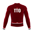 ScudoPro Pro Thermal Long Sleeve Cycling Jersey Country CODE Trinidad And Tobago Vine | Men and Women