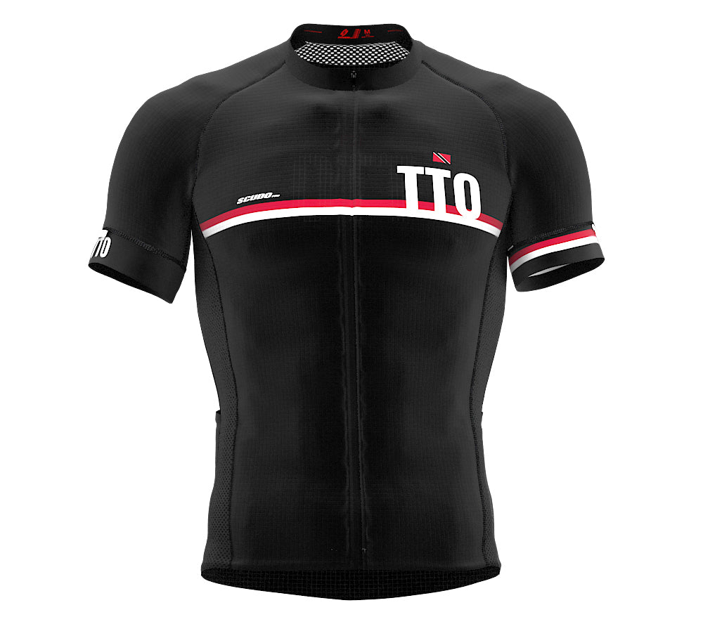 Trinidad And Tobago Black CODE Short Sleeve Cycling PRO Jersey for Men and WomenTrinidad And Tobago Black CODE Short Sleeve Cycling PRO Jersey for Men and Women