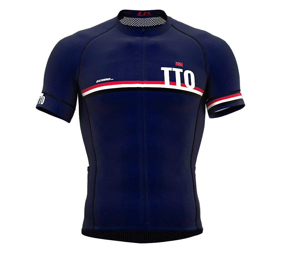 Trinidad And Tobago Blue CODE Short Sleeve Cycling PRO Jersey for Men and WomenTrinidad And Tobago Blue CODE Short Sleeve Cycling PRO Jersey for Men and Women
