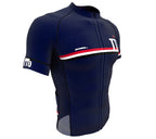 Trinidad And Tobago Blue CODE Short Sleeve Cycling PRO Jersey for Men and Women