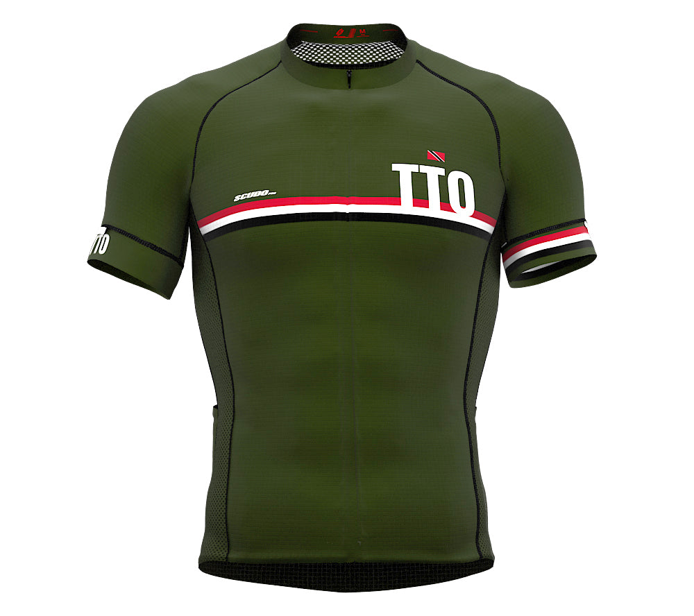 Trinidad And Tobago Green CODE Short Sleeve Cycling PRO Jersey for Men and WomenTrinidad And Tobago Green CODE Short Sleeve Cycling PRO Jersey for Men and Women