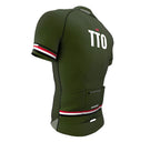 Trinidad And Tobago Green CODE Short Sleeve Cycling PRO Jersey for Men and Women