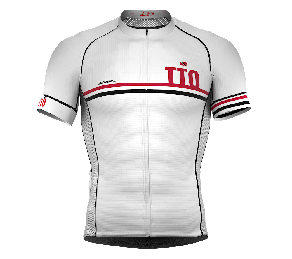 Trinidad And Tobago White CODE Short Sleeve Cycling PRO Jersey for Men and WomenTrinidad And Tobago White CODE Short Sleeve Cycling PRO Jersey for Men and Women