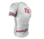 Trinidad And Tobago White CODE Short Sleeve Cycling PRO Jersey for Men and Women