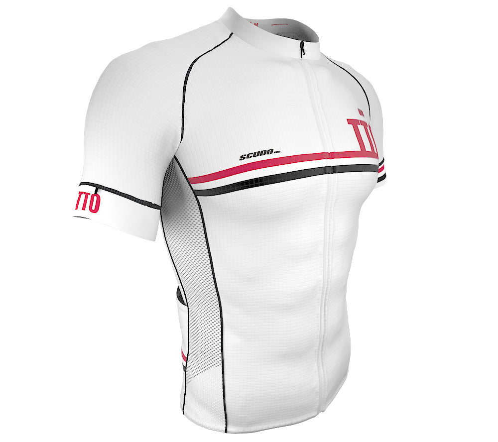 Trinidad And Tobago White CODE Short Sleeve Cycling PRO Jersey for Men and Women