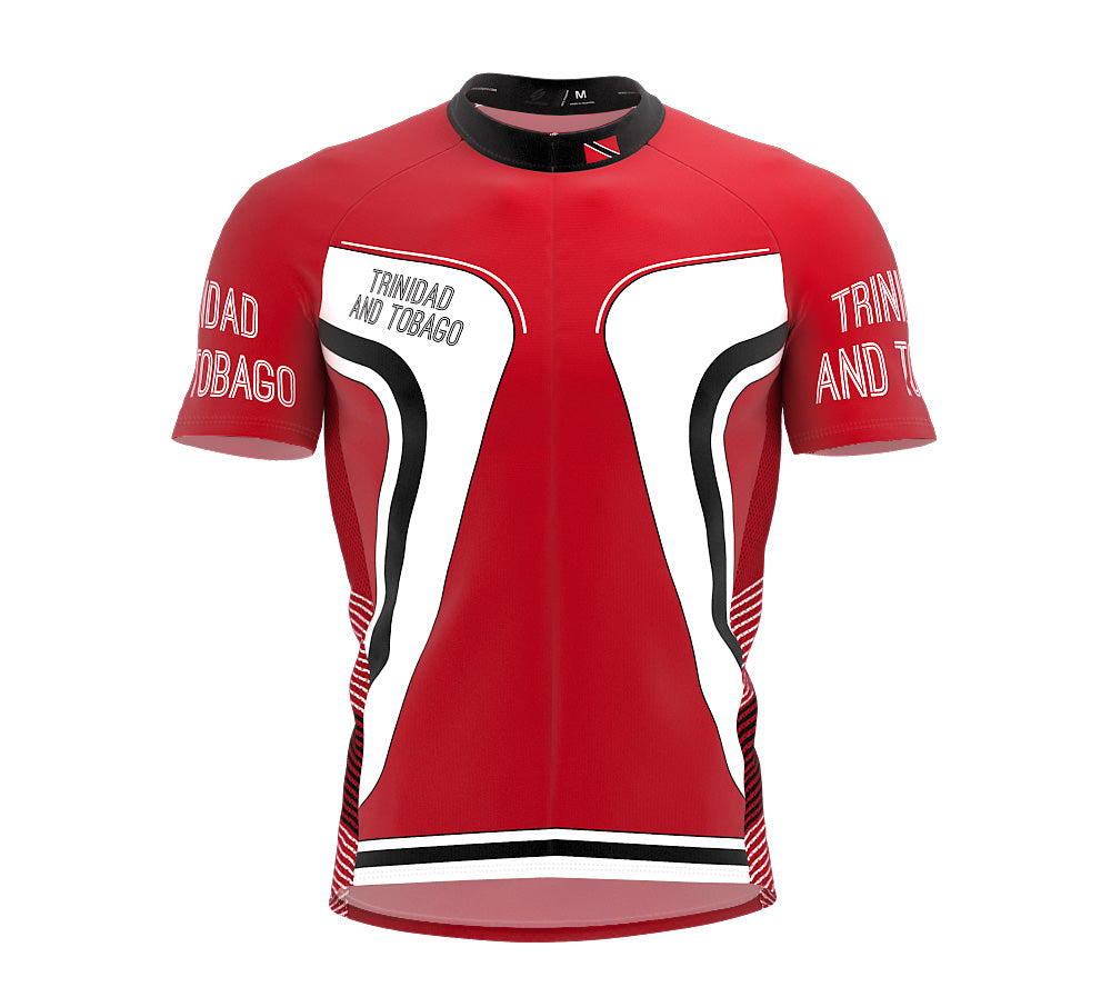 Trinidad And Tobago  Full Zipper Bike Short Sleeve Cycling Jersey