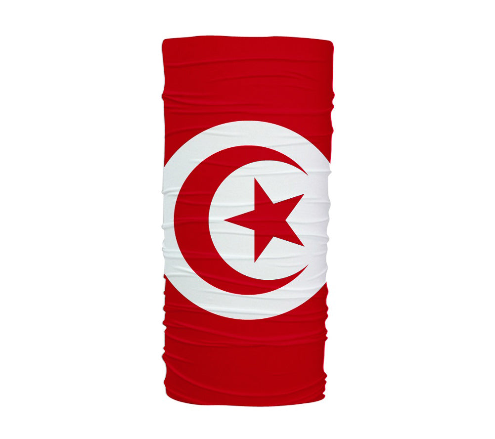 Tunisia Flag Multifunctional UV Protection Headband