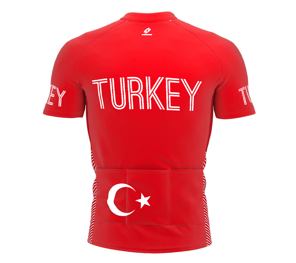 Turkey  Full Zipper Bike Short Sleeve Cycling Jersey