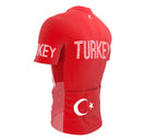 Turkey  Full Zipper Bike Short Sleeve Cycling Jersey