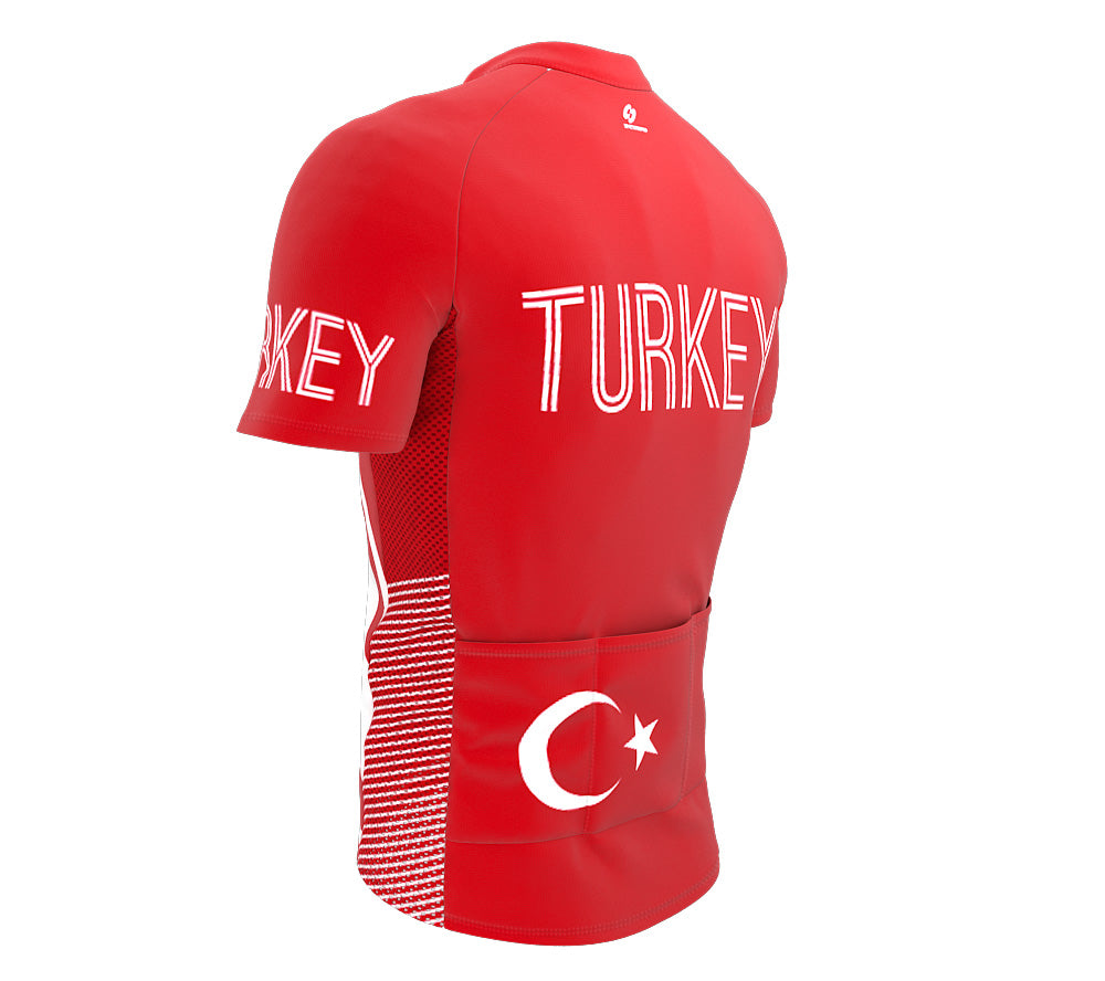 Turkey  Full Zipper Bike Short Sleeve Cycling Jersey