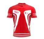 Turkey  Full Zipper Bike Short Sleeve Cycling Jersey