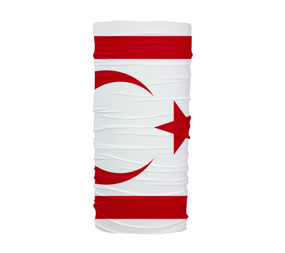 Turkish Republic Of Northern Cyrpus Flag Multifunctional UV Protection Headband