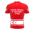 Turkish Republic Of Northern Cyrpus  Full Zipper Bike Short Sleeve Cycling Jersey