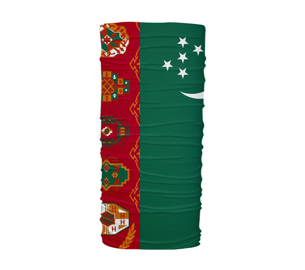 Turkmenistan Flag Multifunctional UV Protection Headband