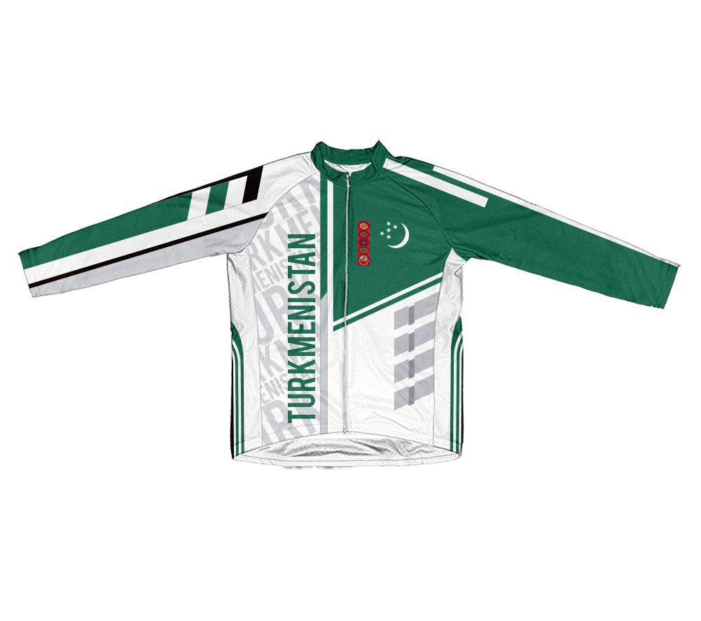 Turkmenistan ScudoPro Cycling Jersey Long Sleeve
