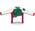 Turkmenistan Flag Winter Thermal Cycling Jersey
