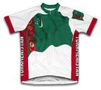 Turkmenistan Flag Cycling Jersey for Men and Women