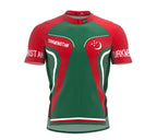 Turkmenistan  Full Zipper Bike Short Sleeve Cycling Jersey