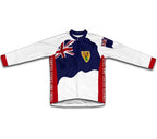 Turks And Caicos Islands Flag Winter Thermal Cycling Jersey