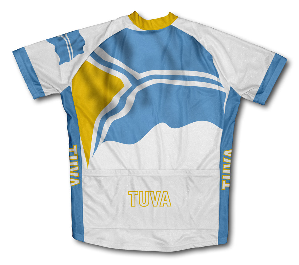 Tuva Flag Cycling Jersey for Men and Women