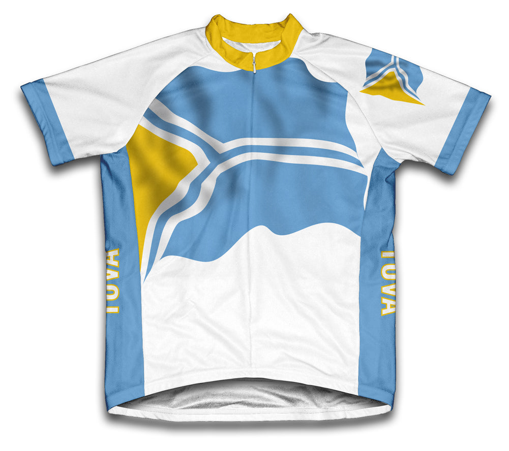 Tuva Flag Cycling Jersey for Men and Women